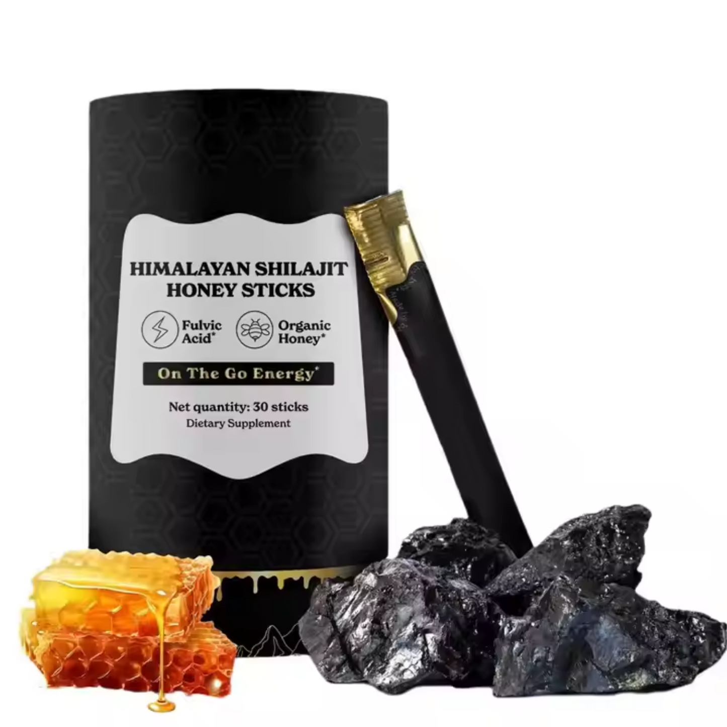 GYC Shilajit Raw Honey Sticks